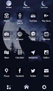 Moonlight Wolf +HOME Theme screenshot 2