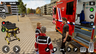 Ambulance Sim 3D Rescue Games screenshot 4