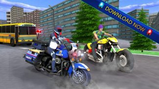 Police Motorbike Driving Sim 3D - Police Bike 2018 screenshot 9