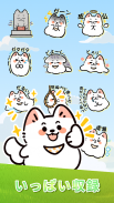 Cute Samoyed - WAStickerApps screenshot 2