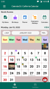 California Calendar 2022 screenshot 3