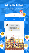 Pesan SMS - Messenger Emoji screenshot 0