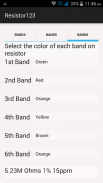 Resistor Color Coding screenshot 2