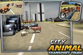 Ciudad Animal Tranport Camión screenshot 3