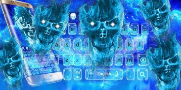Hell Fire Skull Galaxy Magic Keyboard screenshot 5