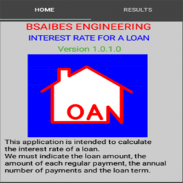 INTEREST RATE ON A LOAN screenshot 0