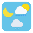 Weather M8. Icons. Clock 8L Icon