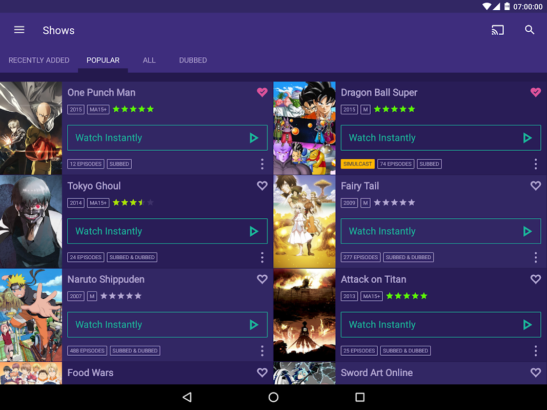 Anime Watch APK voor Android Download