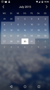 Simple Calendar Widget screenshot 2