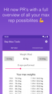 Rep Max Tools - 1RM Calculator screenshot 2