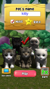 Talking Kittens virtual cat that speaks, take care screenshot 1