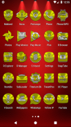 Yellow Icon Pack ✨Free✨ screenshot 14