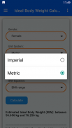 Ideal Body Weight Calculator screenshot 10