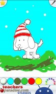 Dogs, Cats & Happy Pets Coloring Book Game screenshot 0