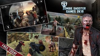 Dead Shooting Target - Zombie Shooting Games Free screenshot 3