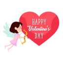 Valentinstag-Aufkleber (WAStickerApps)