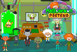 My Pretend Halloween - Trick or Treat Friends FREE screenshot 2