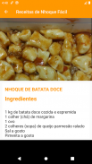 Receitas de Nhoque Fácil screenshot 5