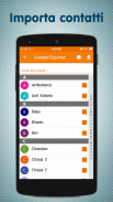 Contatti di riserva screenshot 3