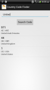 Country Code Finder screenshot 1