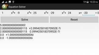 Equation Solver screenshot 2