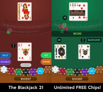 The Blackjack 21 - Card Game screenshot 5