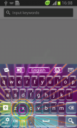 Keyboard Neon Sunburst screenshot 2