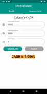 CAGR Calculator - Calculate compound annual growth screenshot 0