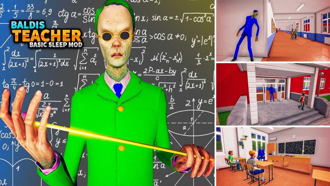 Scary Baldi Math Teacher Pranks:School Education::Appstore for  Android