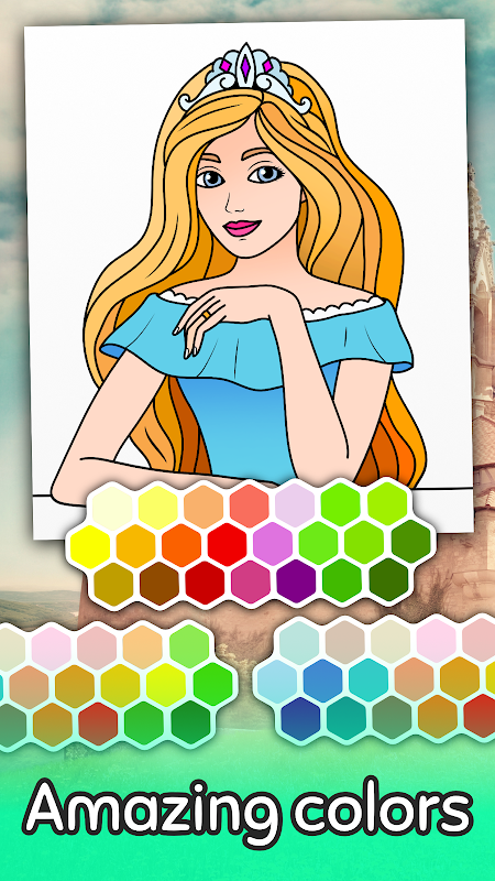 Download do APK de Pinturas e Jogos de Princesas para Android