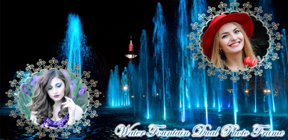 WaterFountain Dual Photo Frame