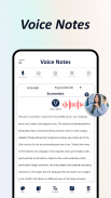 Suara buku nota aplikasi screenshot 4