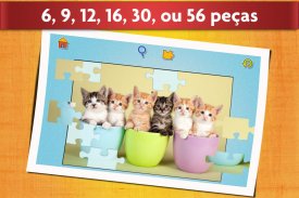 Jogo de Gatos Quebra-cabeça Crianças, Adultos 😺🧩 screenshot 2