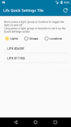 Quick Settings Tile for LIFX free screenshot 1