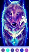 Wolf Coloring Book Color Game screenshot 0