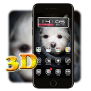 3D Ripple Cute Puppy Launcher Wallpaper Theme
