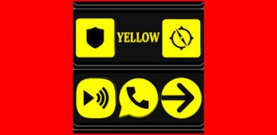 Yellow and Black Icon Pack Free