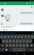 Ginger لوحة المفاتيح- مع Emoji screenshot 11