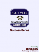 BA 1st Year Bikaner University screenshot 0