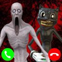 SCP 096 & Cartoon Cat Call Cam Icon