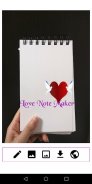 LoveNote: Create own love note easy and free screenshot 1