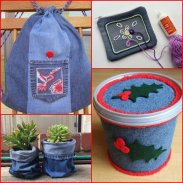 Recycled Jeans Craft Ideas screenshot 4