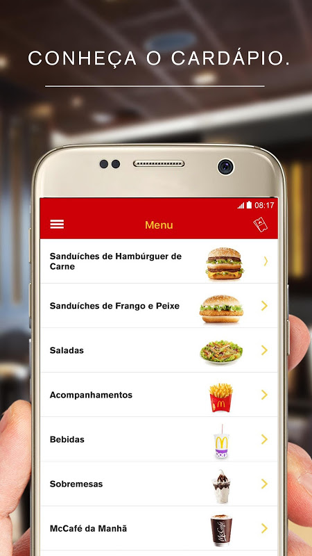 McDonald's App para Android e iOs - Descarga de graça!