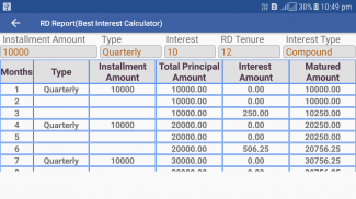 Best Interest Calculator for EMI, FD, RD. screenshot 5