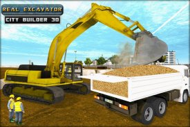 3D Real Excavator Thành phố Bu screenshot 3