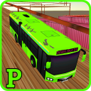 Modern Bus Drive Parkplatz neu