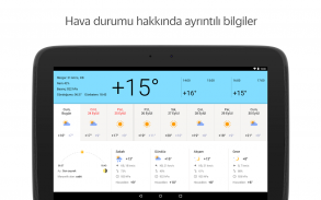 Yandex Hava Durumu screenshot 10