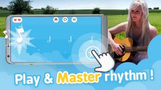 Tap and learn musical rhythm - Beat the Rhythm screenshot 1