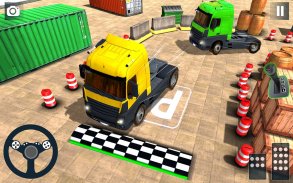 कठिन ट्रक पार्किंग 2019: नि: शुल्क ट्रक ड्राइव खेल screenshot 6