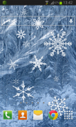 Snowflakes Frozen LWP screenshot 2